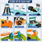 Steering Wheel Mars Base Track – Space Adventure Playset - Image 5
