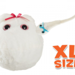 Egg Cell XL Size & Mini Magnetic Sperm Cell - Plush Toy