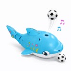 Fun Moving & Blowing Ball Musical Shark - Image 4